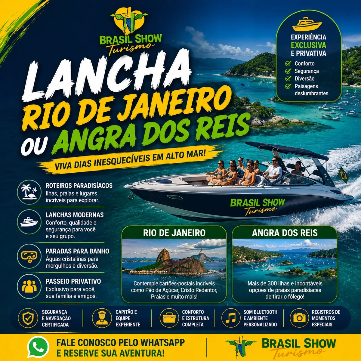 Lancha en Angra dos Reis
