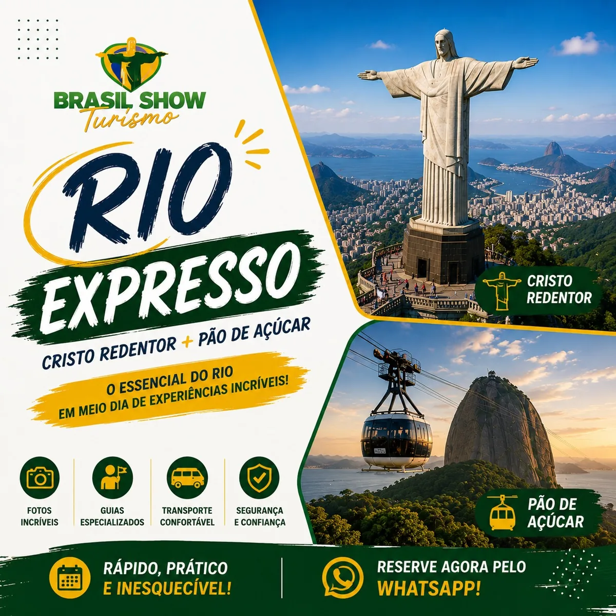 Cristo Redentor y Pan de Azúcar — Río Exprés