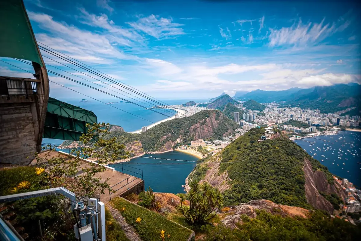 Vista panorâmica da Praia do Forno